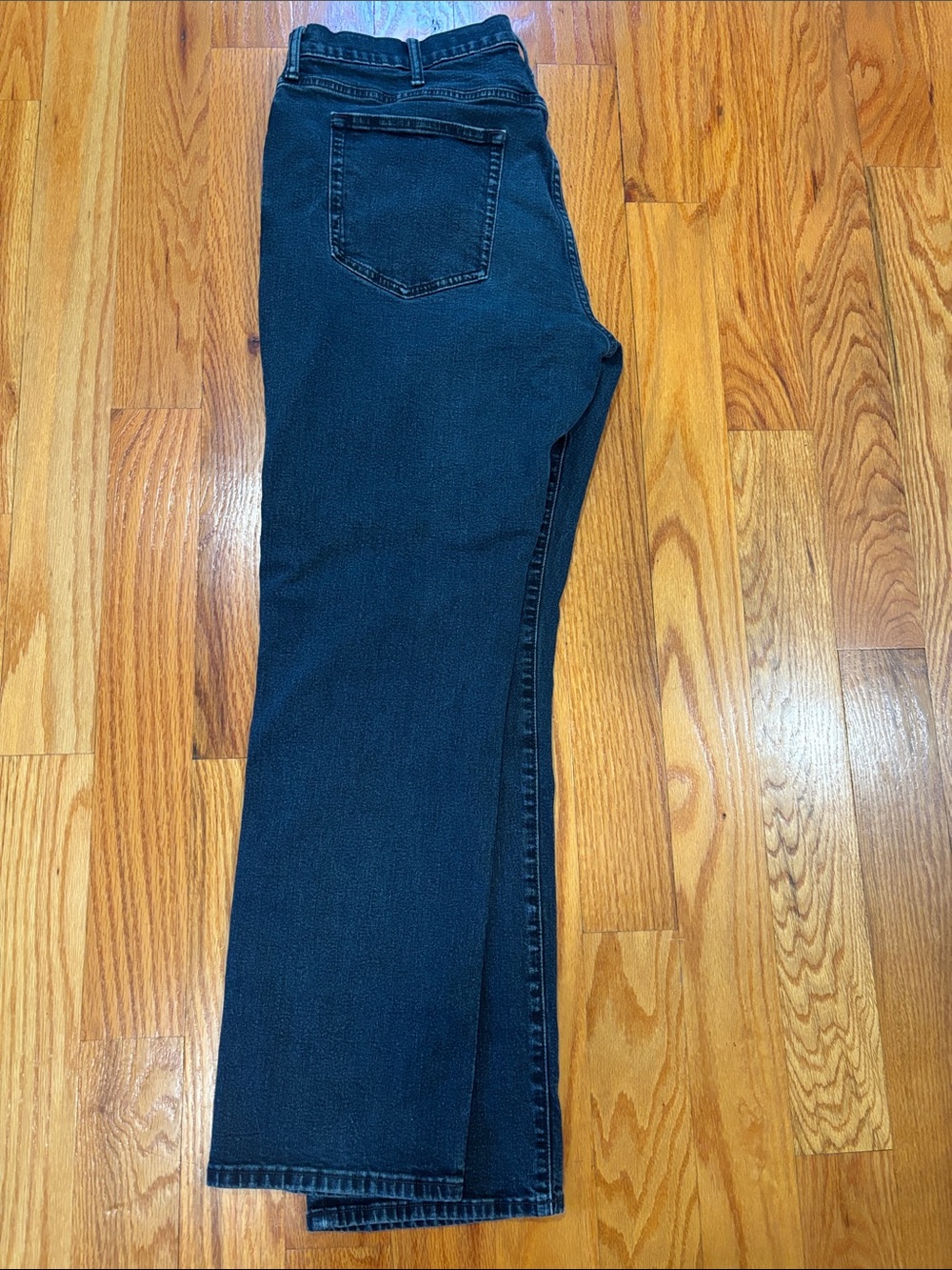 J. Crew Men’s Straight Jeans in Dark Blue Wash